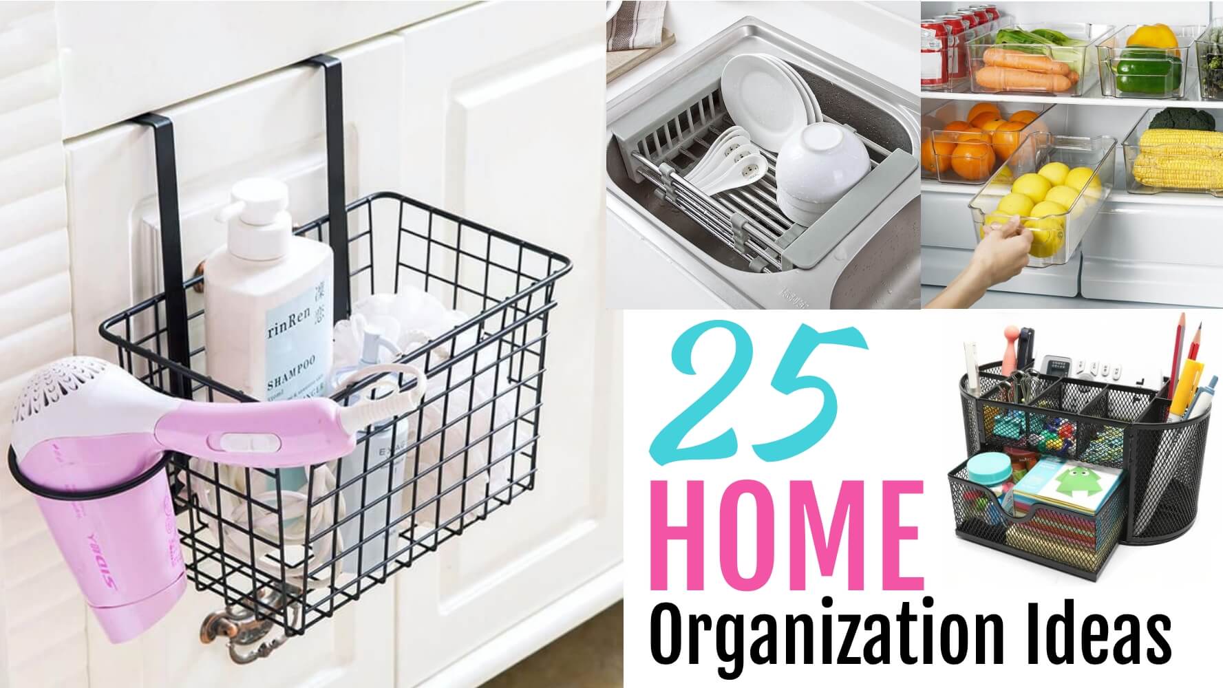 25 home organization ideas