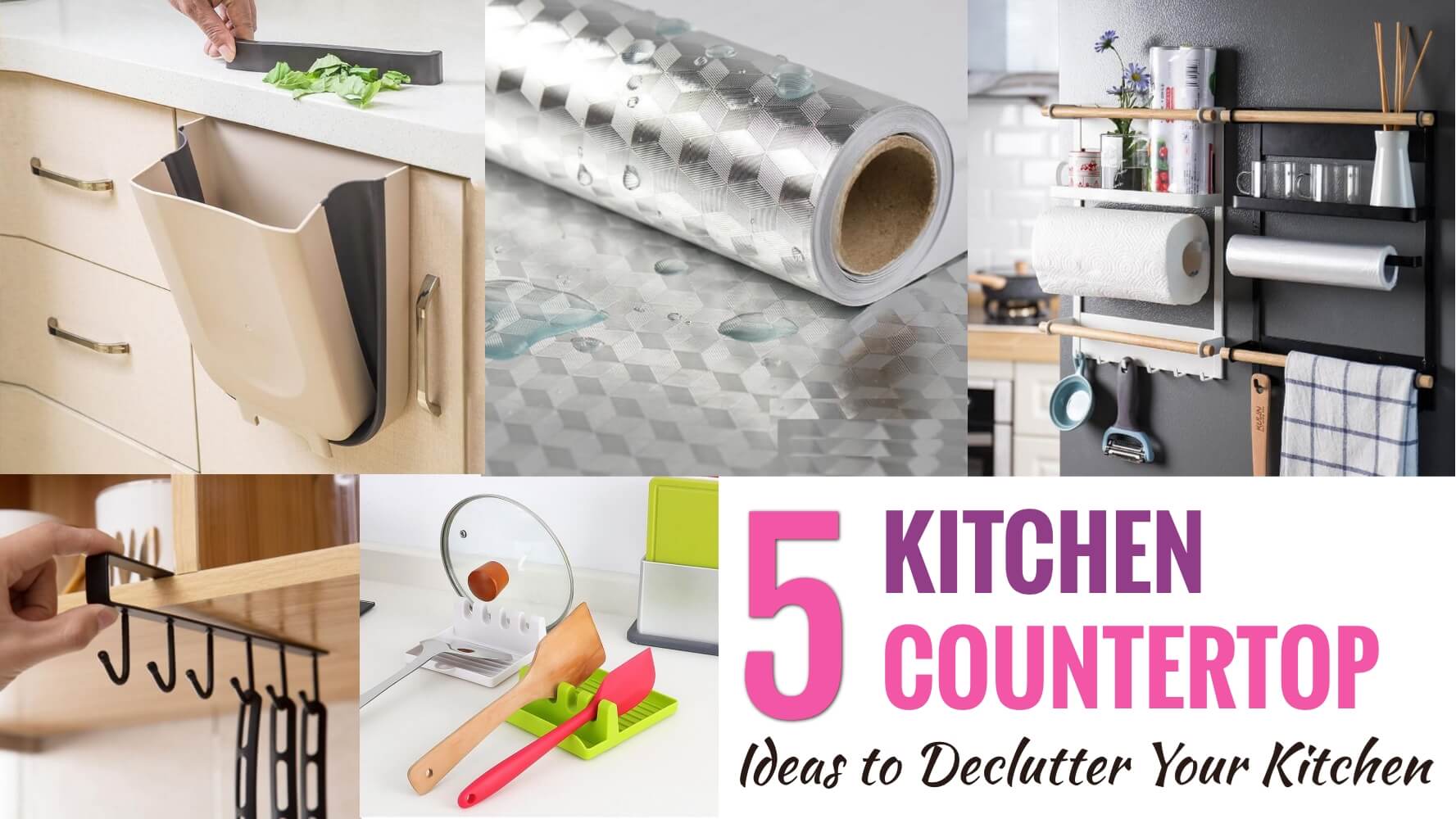 5 Kitchen Ideas for Organizing Your Countertop
