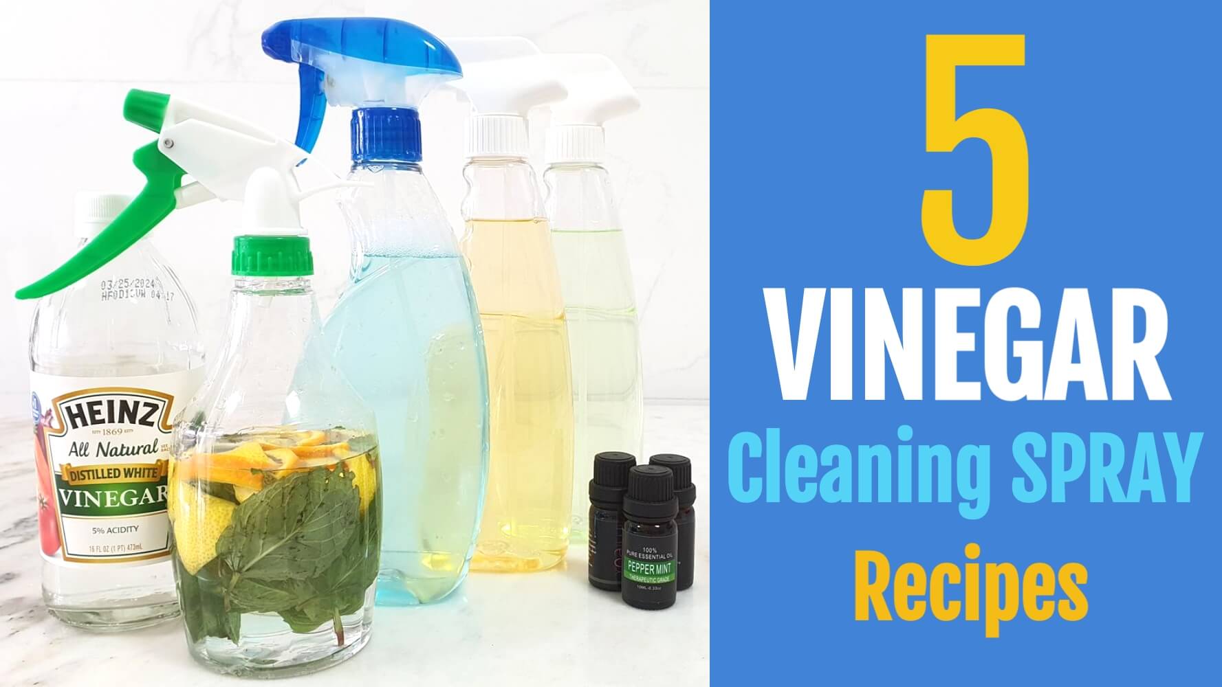 5 DIY Vinegar Cleaning Sprays (Safe & Effective)