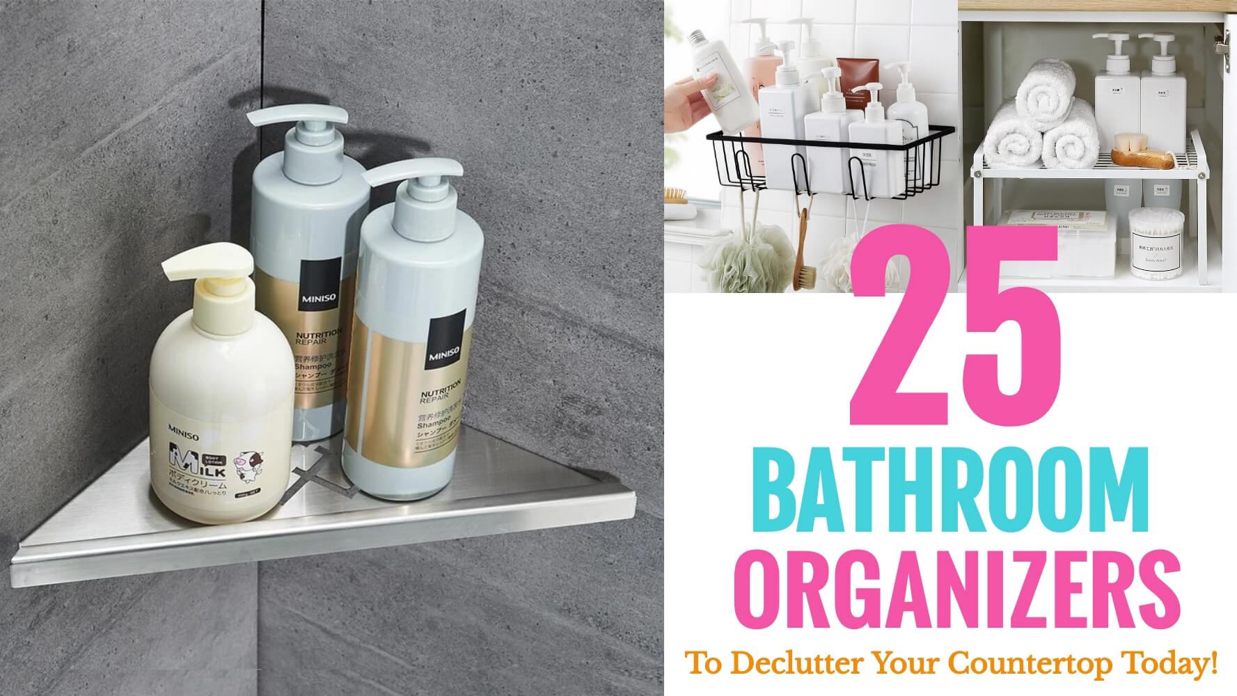 25 bathroom organization ideas