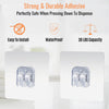 Adhesive Wall Hooks For Shower Caddy (1 Set)