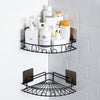 Drill Free Corner Shower Caddy With Hooks